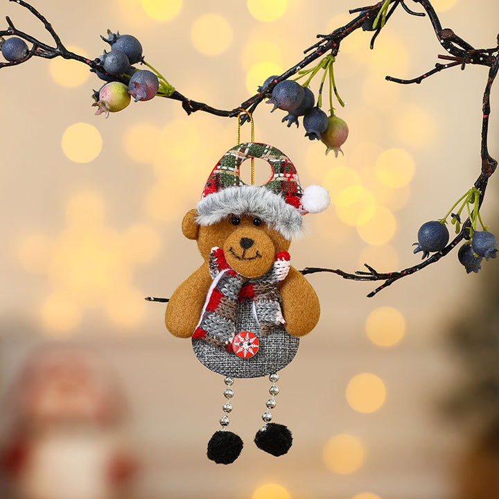 Cute Holiday Snowman Ornament Bowlift