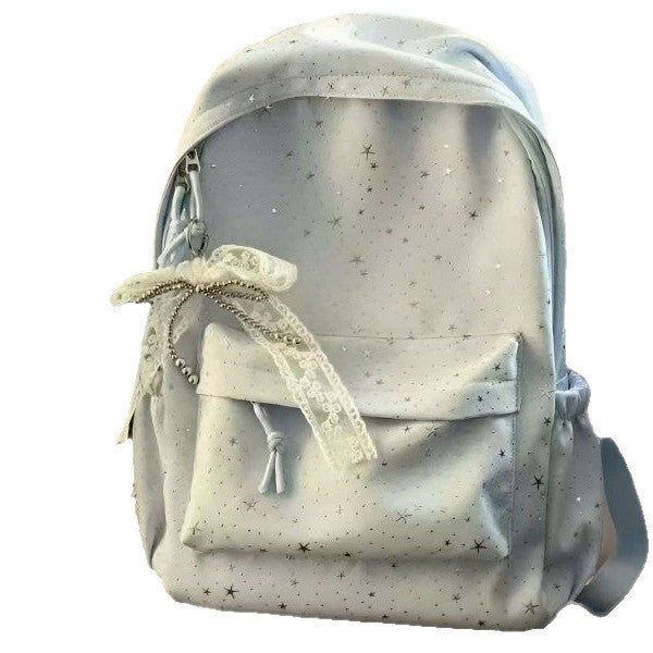 Whimsical Star-Embellished Backpack Bowlift