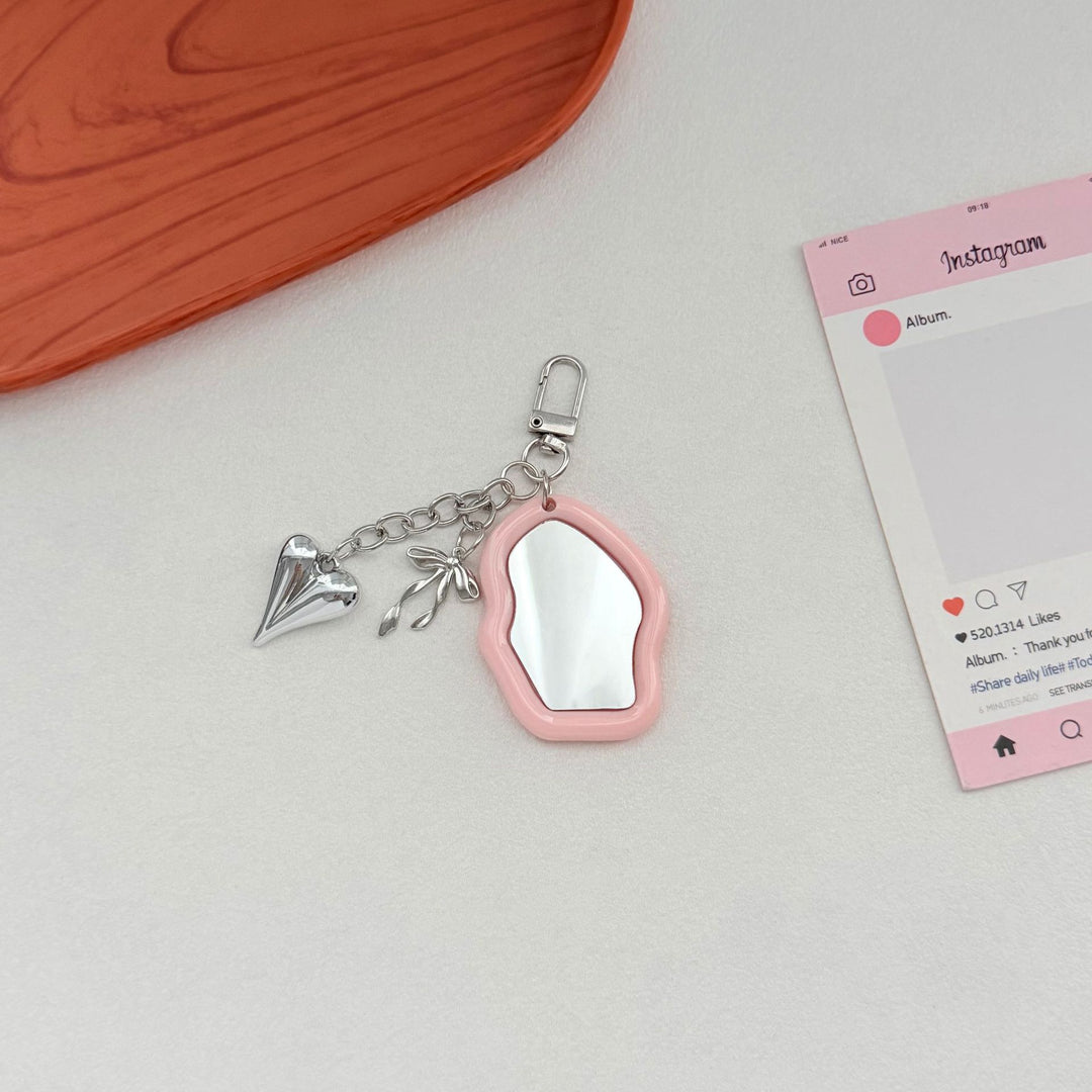 Creative Mirror Keychain Bowlift