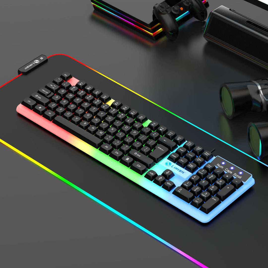 RGB Touch-Sensitive Gaming Keyboard with Precision Mouse Bowlift