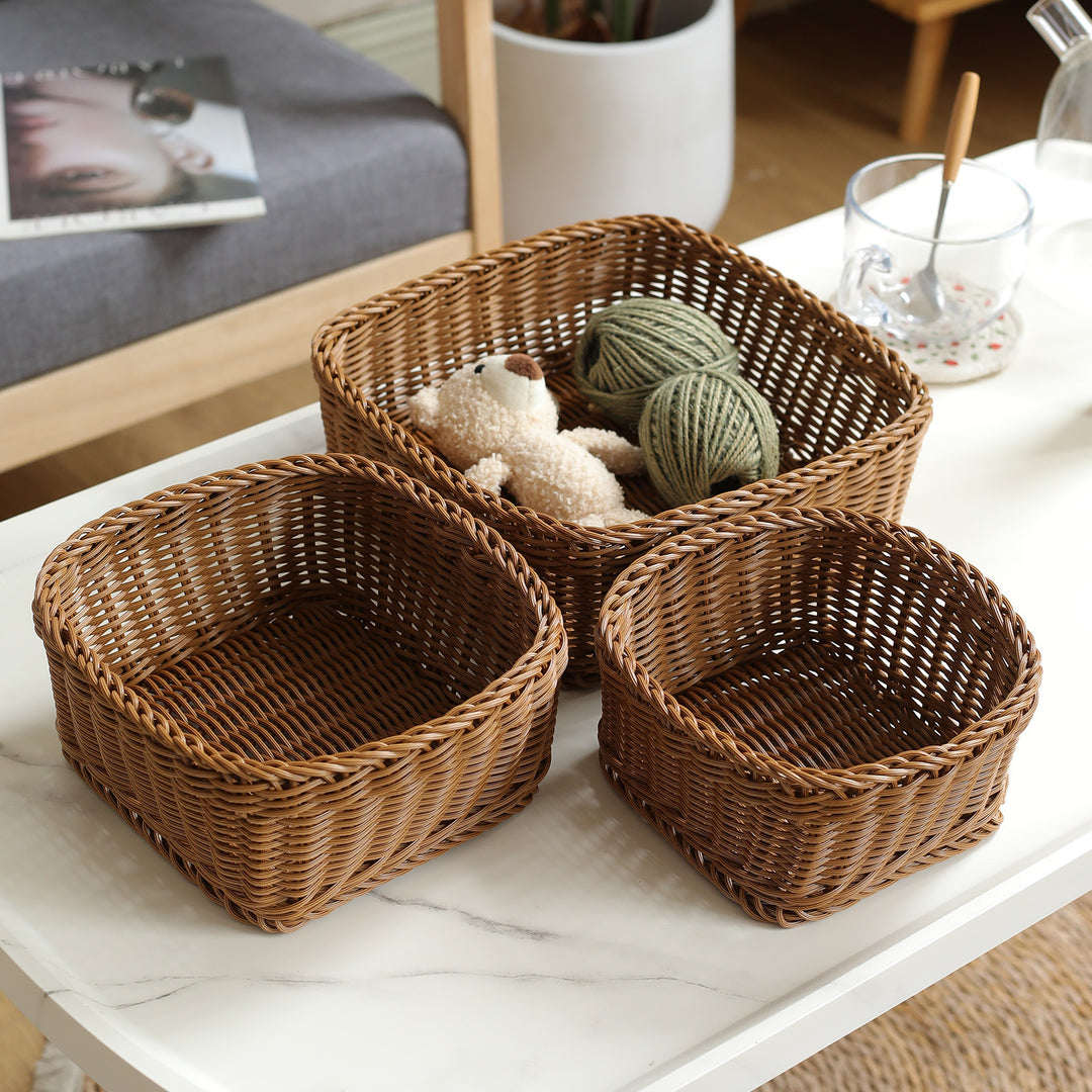 Elegant Woven Storage Basket with High-Quality Finish Bowlift