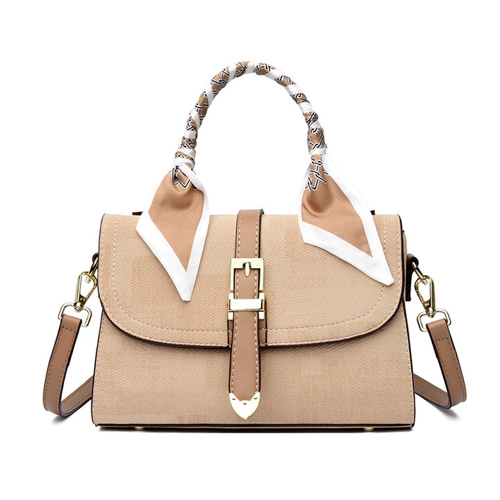 Decorative Scarf Accent Handbag Bowlift