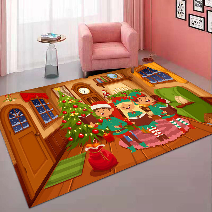 Festive Themed Area Rug Bowlift