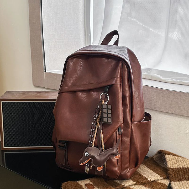 Minimalist Leather Backpack Bowlift