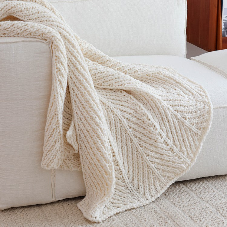 Cozy Chunky Knit Blanket