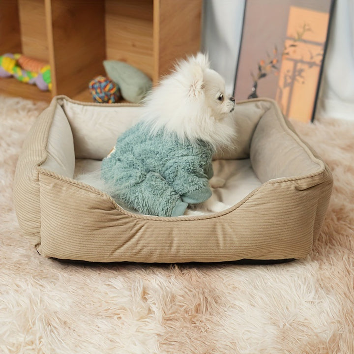 Luxury Plush Bolstered Dog Bed