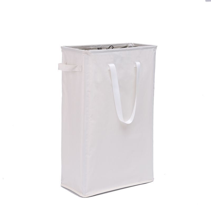 Elegant laundry basket with practical carrying handle Bowlift