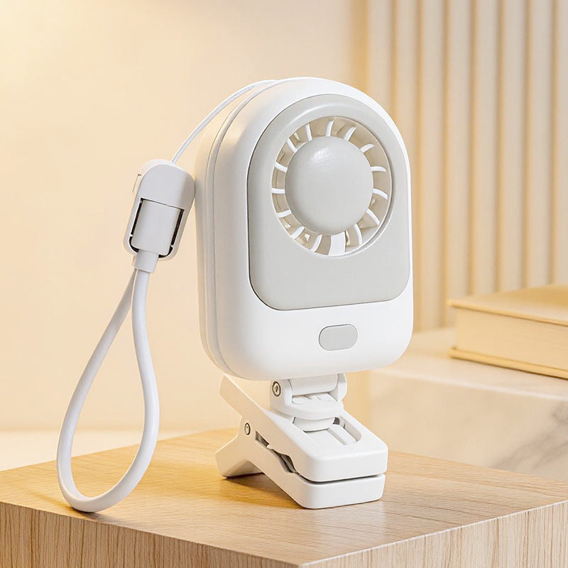 Women's Clip Fan with USB Connection and Flexible Mount Bowlift