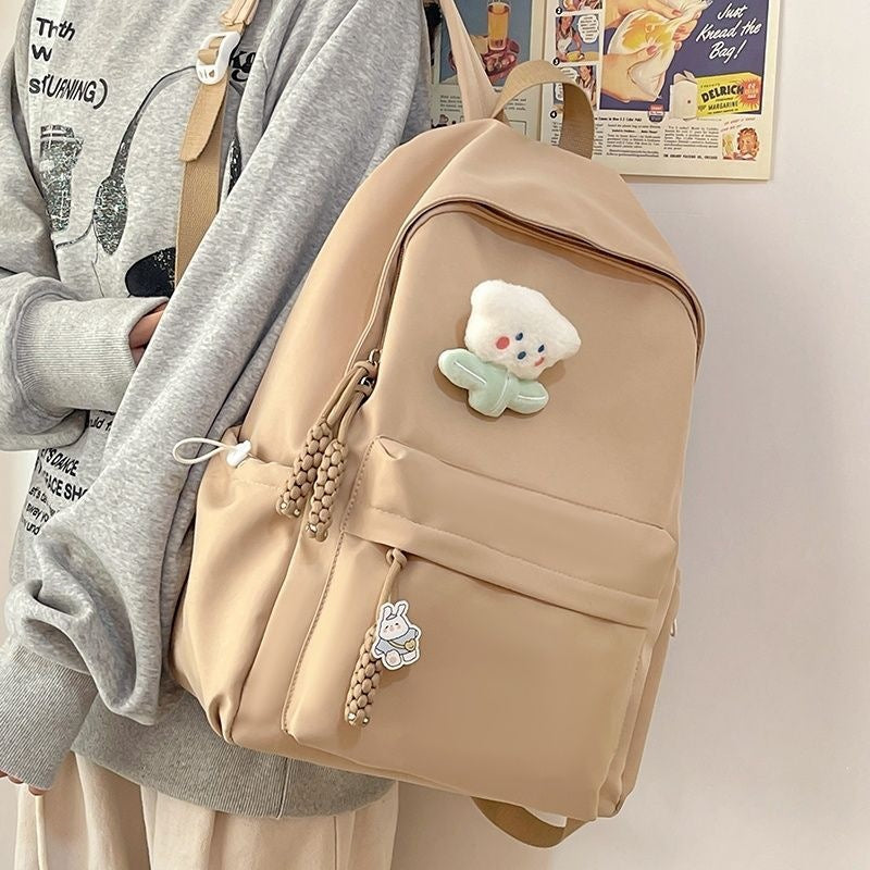 Fashionable Textured Backpack Bowlift