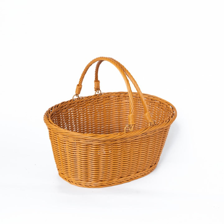 Ladies Handmade Woven Shopping Basket Bowlift