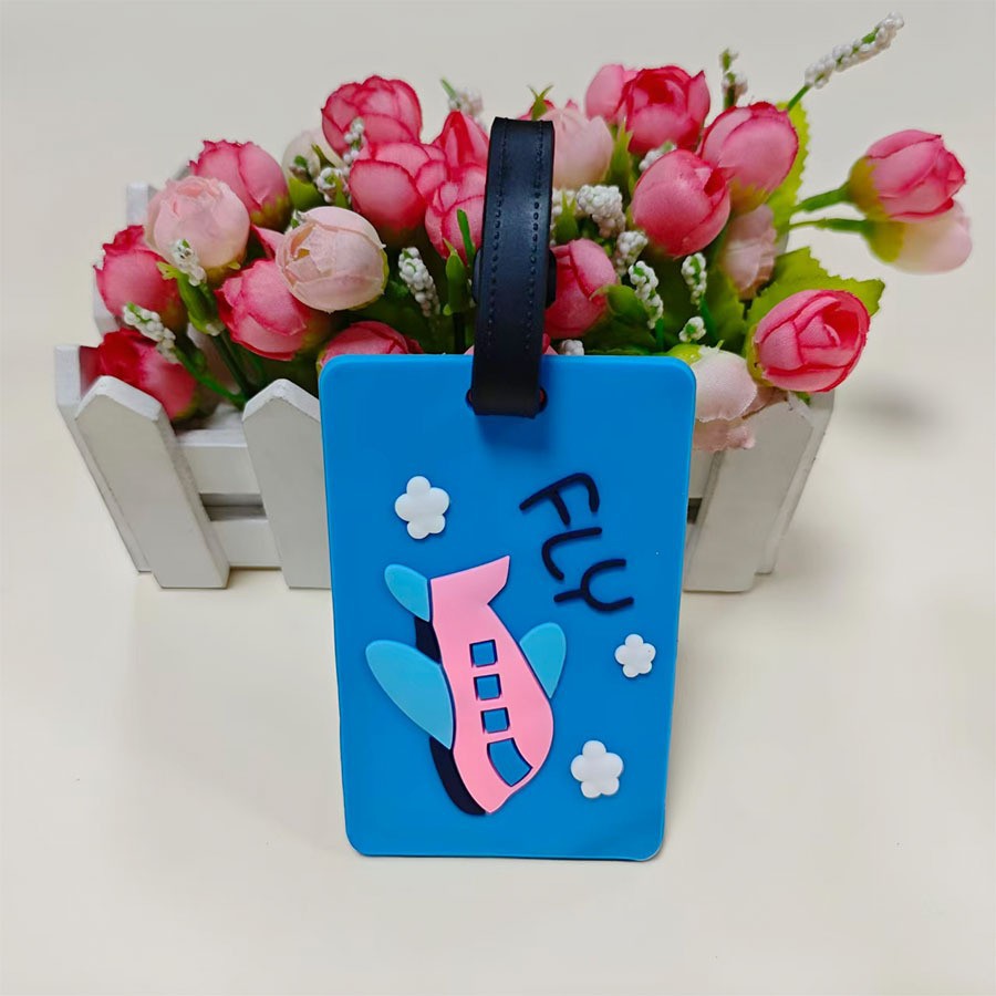 Unisex Travel-Themed Luggage Identifier Bowlift