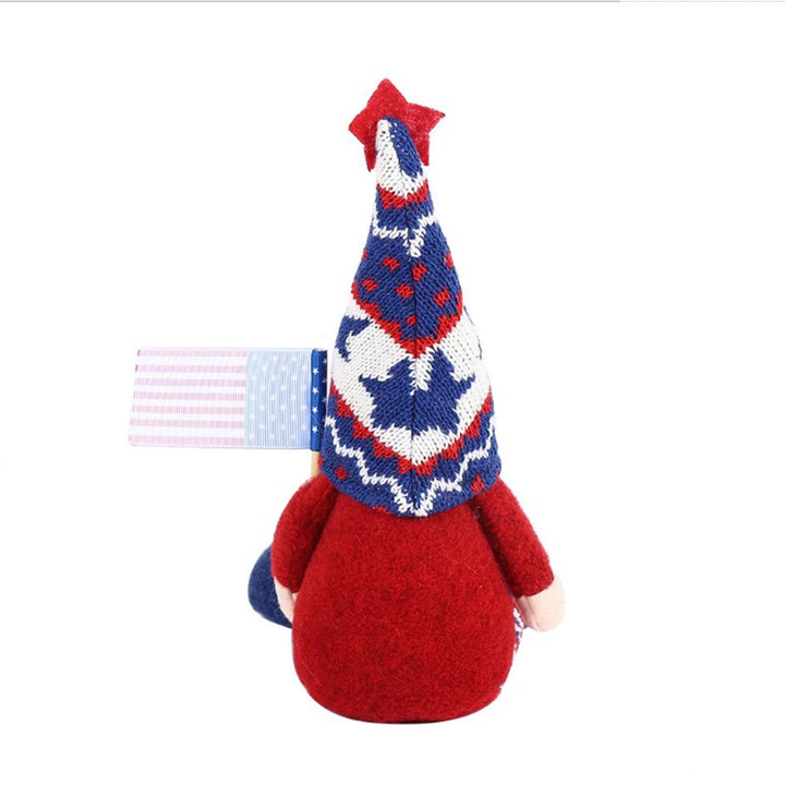 Decorative Patriotic Gnome Figurine Bowlift