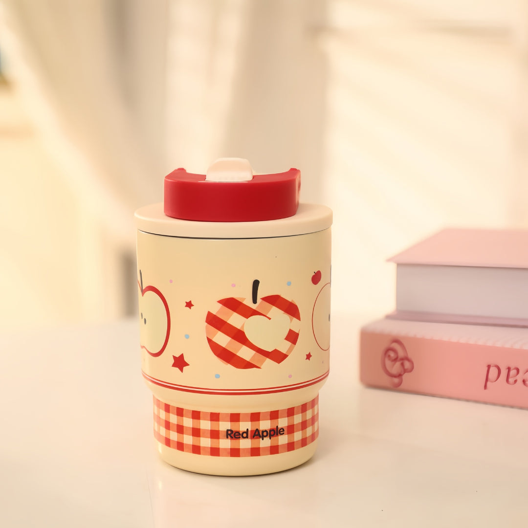 Insulated drinking cups with colorful animal motif Bowlift