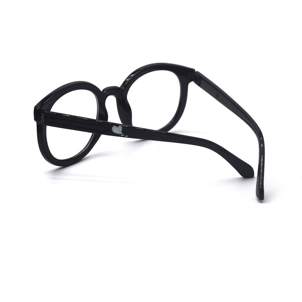 Trendy Heart-Printed Cat-Eye Glasses Bowlift