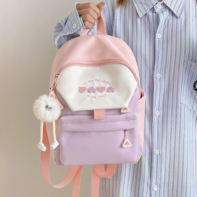 Casual Fabric Backpack Bowlift