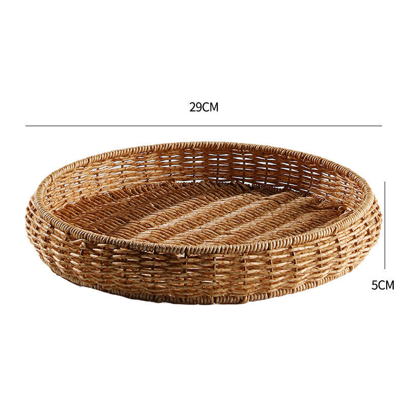 Handwoven Decorative Serving Tray Bowlift 1783754312