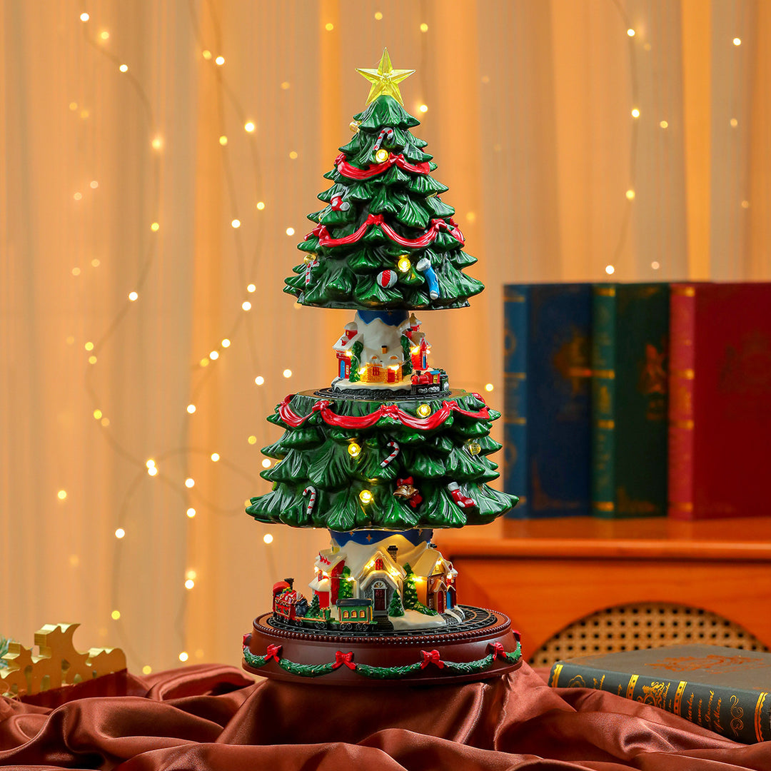 Decorative LED Christmas Tree Sculpture Bowlift