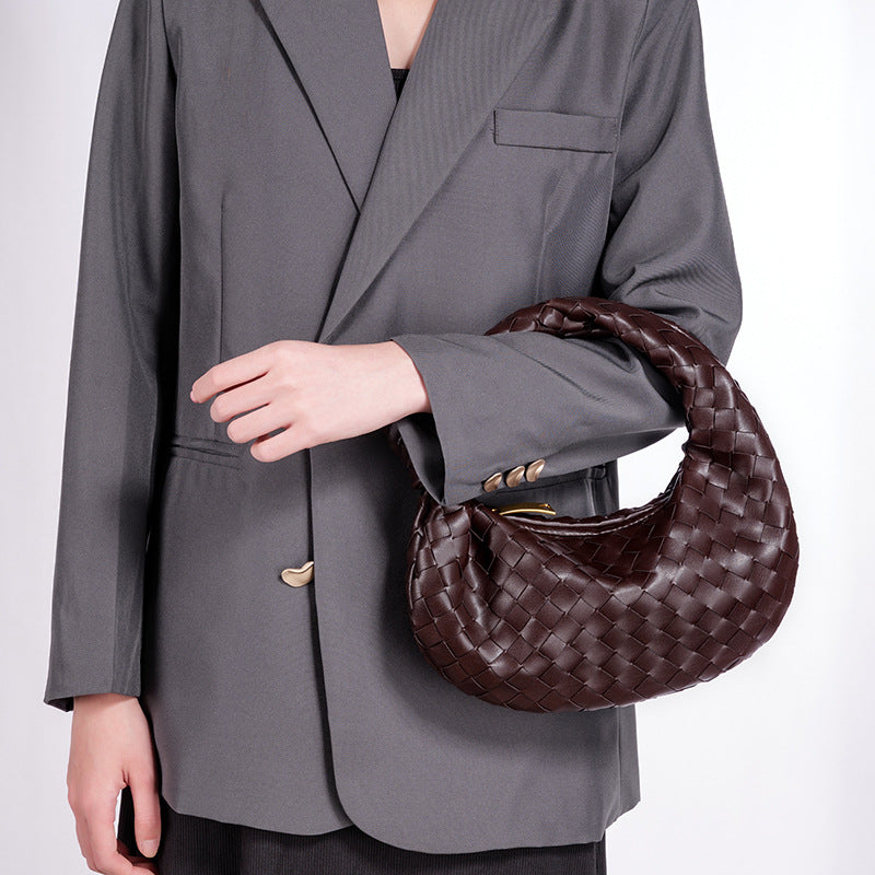Designer Woven Handbag Bowlift