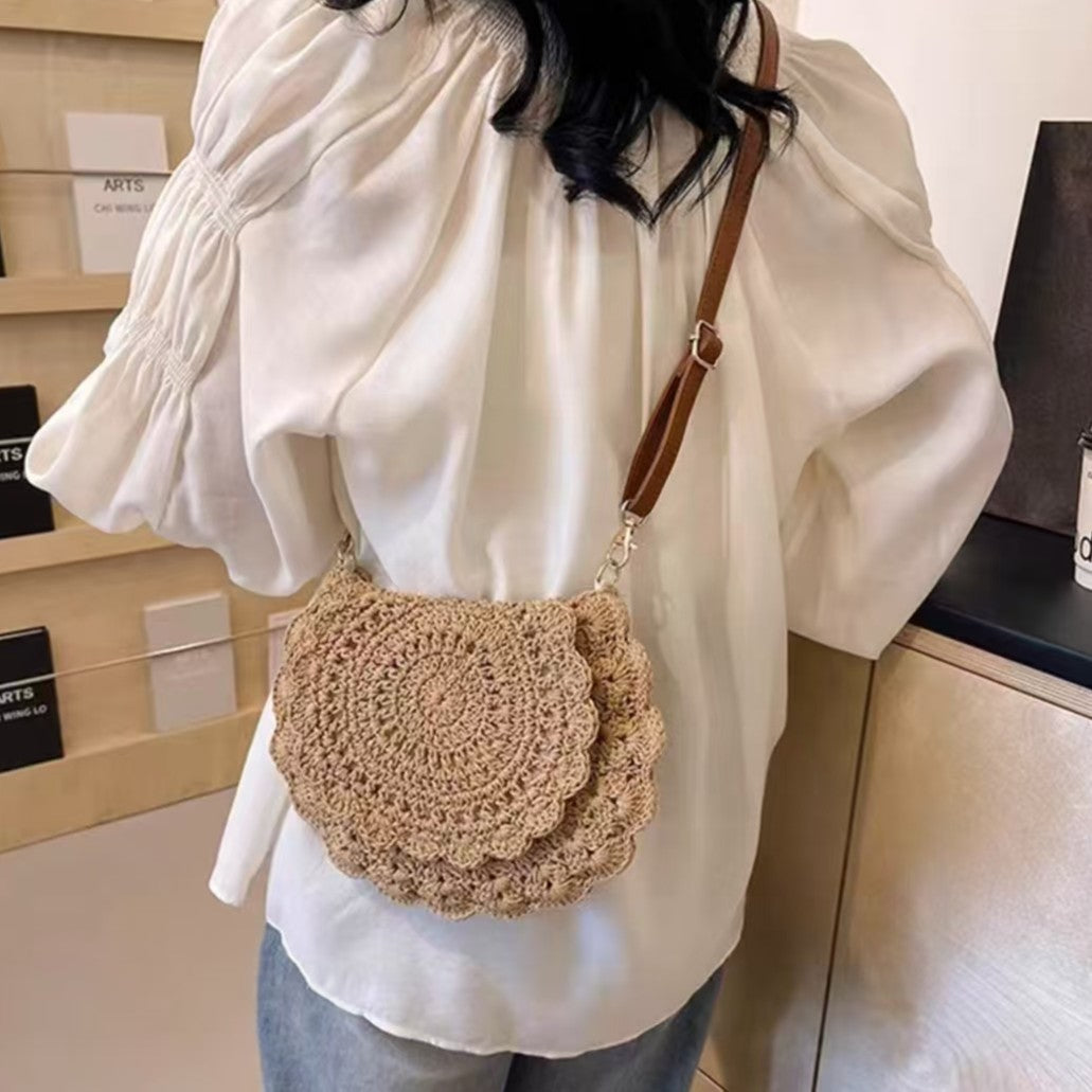 Handmade Crochet Shoulder Bag Bowlift