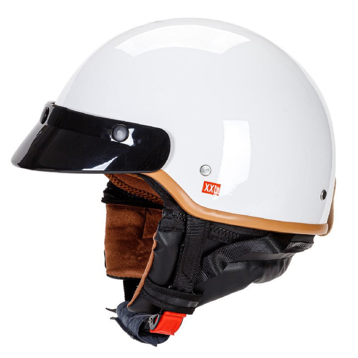 Classic Half-Helmet Motorcycle Gear Bowlift