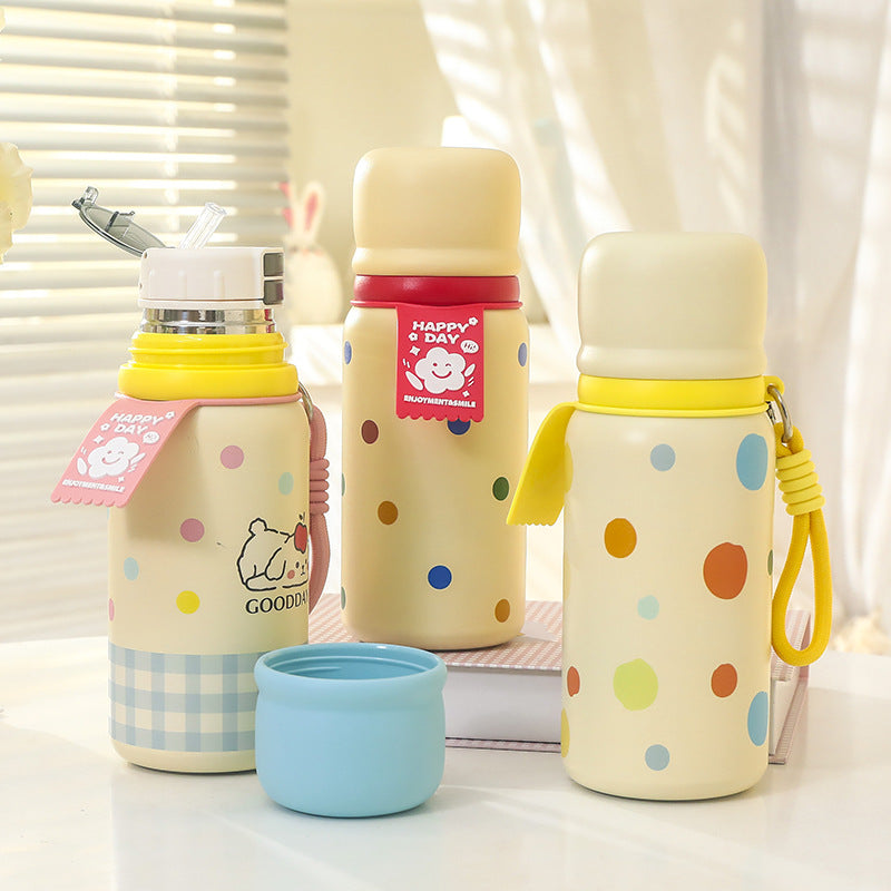 Women's insulated bottle with cute bear design Bowlift