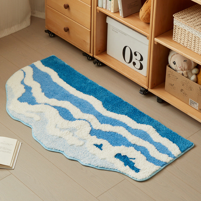 Plush Heart-Shaped Area Rug