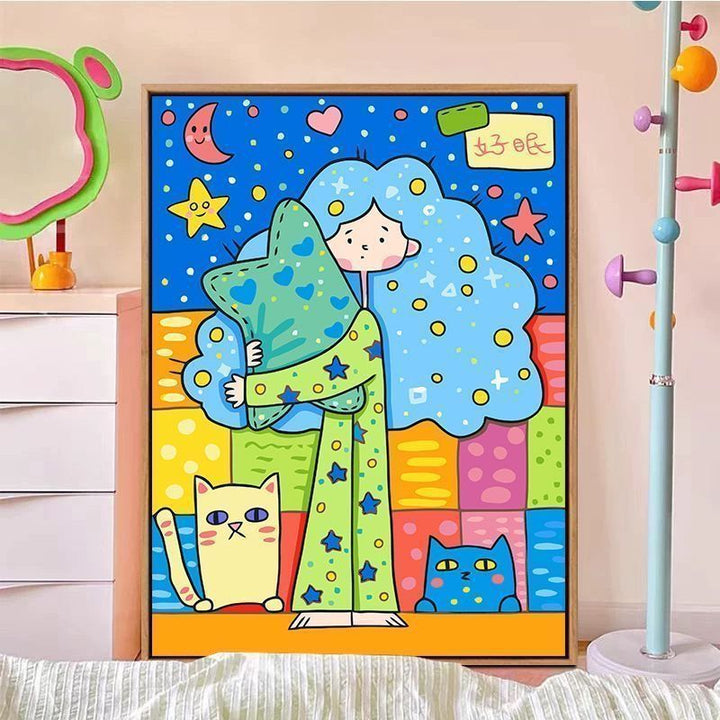 Colorful Abstract Canvas Art Bowlift