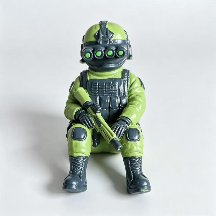 Decorative Soldier Figure Bowlift