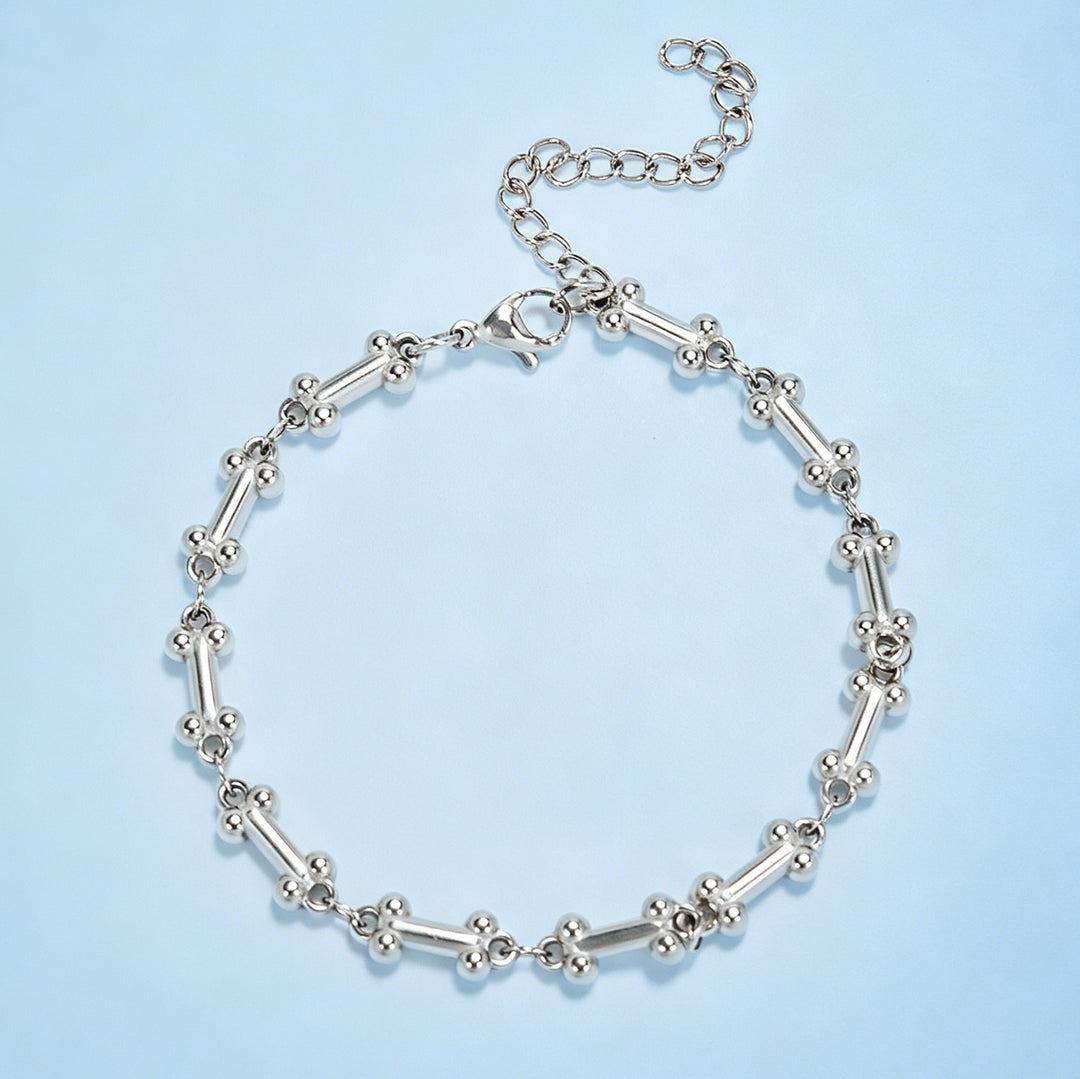 Intricate Textured Chain Bracelet Bowlift