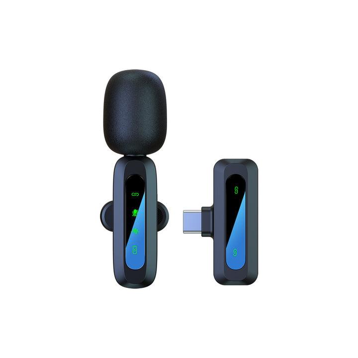 Wireless Lavalier Microphone with High-Sensitivity Audio Recording Bowlift