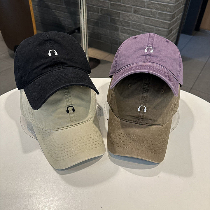 Unisex Cotton Twill Cap with Unique Music Emblem Bowlift