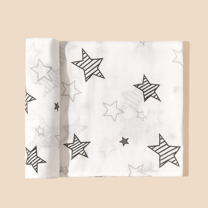 Soft Cotton Muslin Swaddle Blanket Bowlift