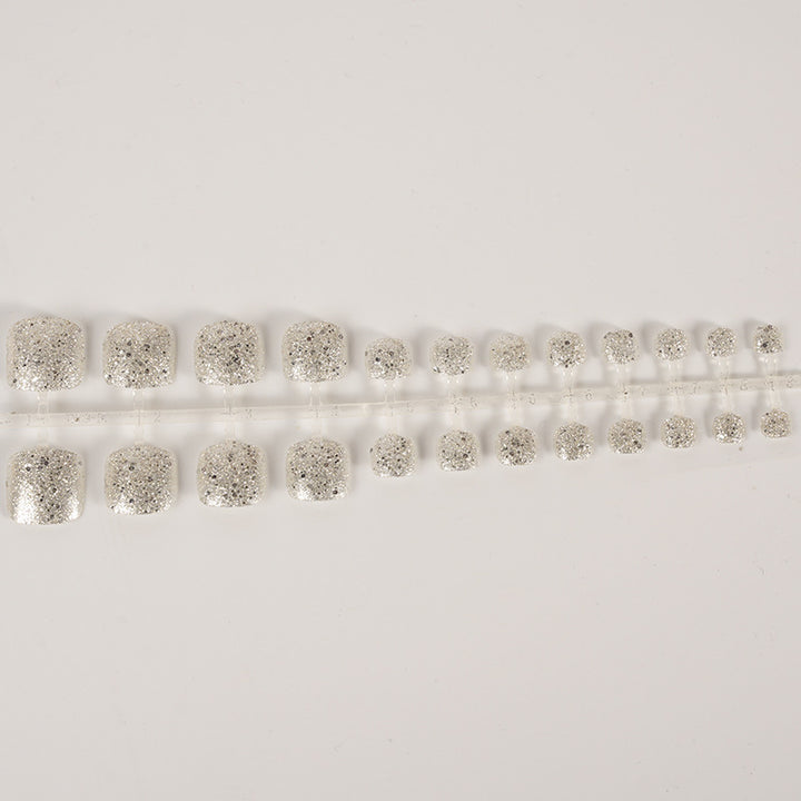 Premium Glittery Press-On Nail Kit Bowlift