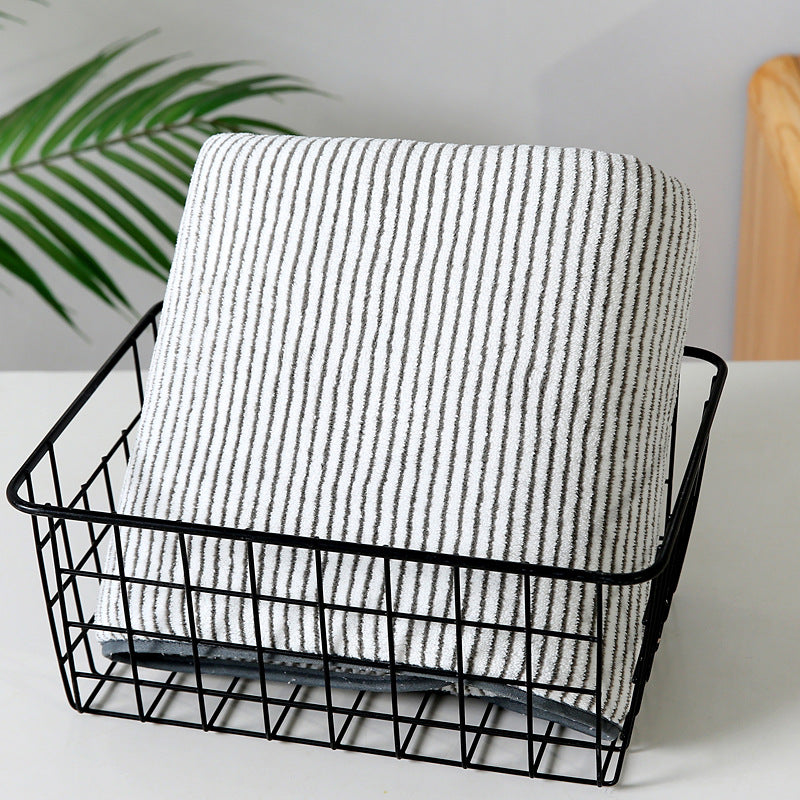 Terry Cleaning Cloth With Stylish Striped Pattern Bowlift