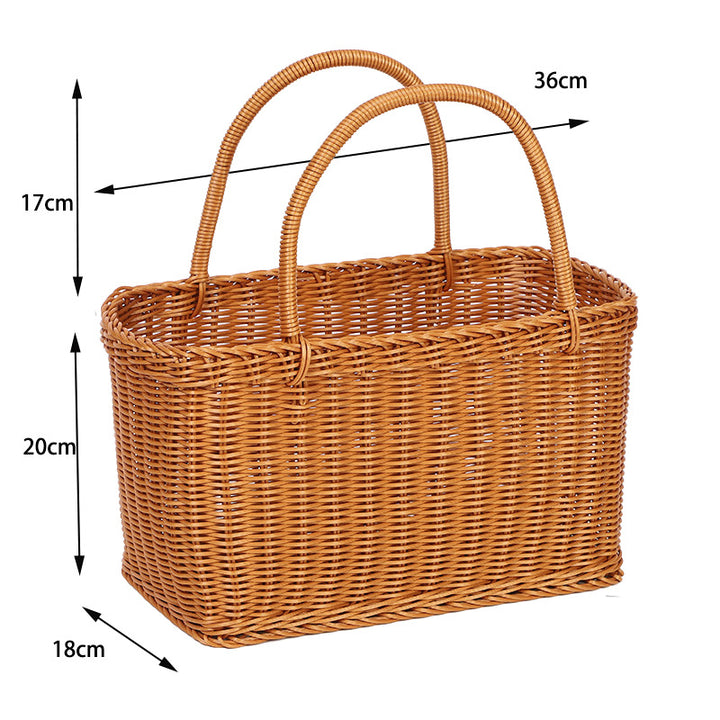 Storage Woven Basket Bowlift