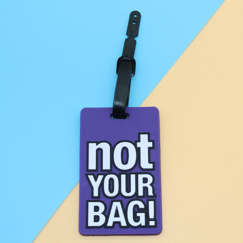 Unisex Luggage Tag with Custom Message Bowlift