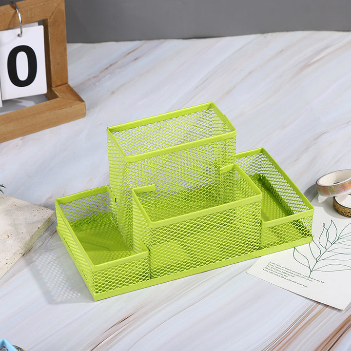 Multi-Compartment Wire Mesh Organizer Bowlift