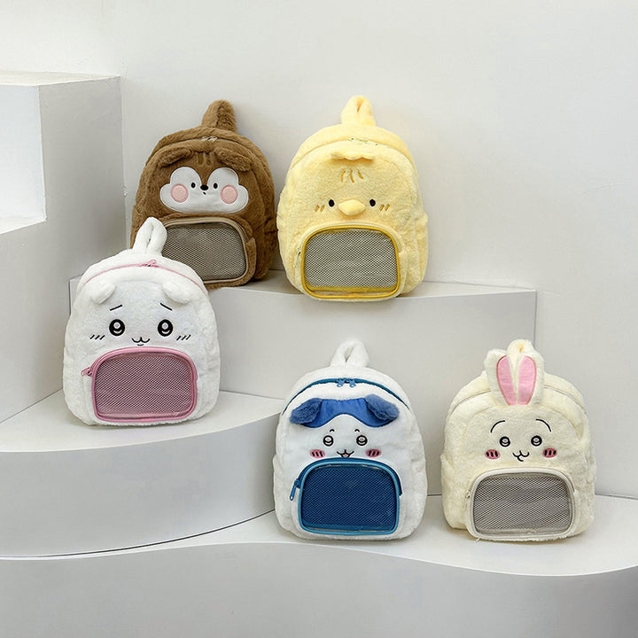 Plush backpack with bunny design Bowlift