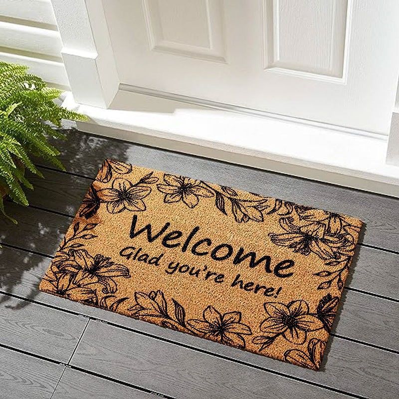 Festive Holiday Welcome Mat Bowlift