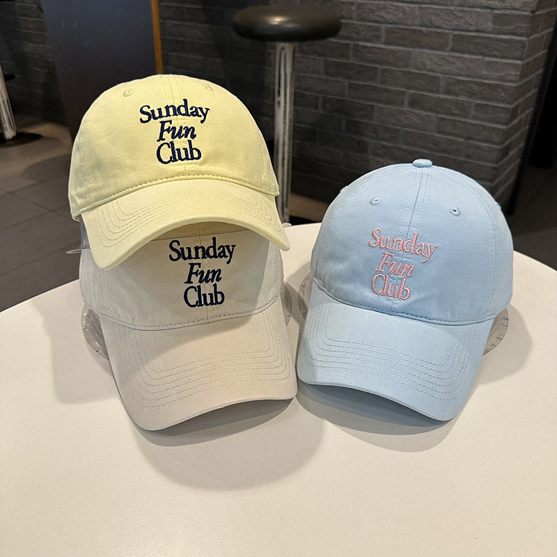 Unisex Embroidered Cotton Baseball Cap Bowlift