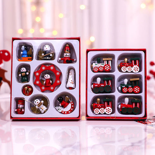 Decorative Christmas Themed Figurine Set Bowlift