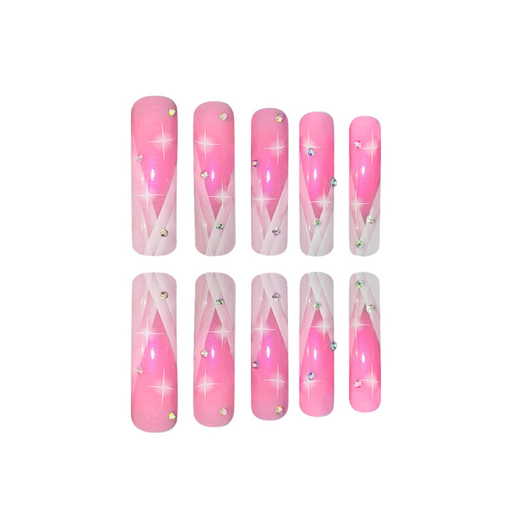 Elegant 3D Gradient Nail Art Bowlift