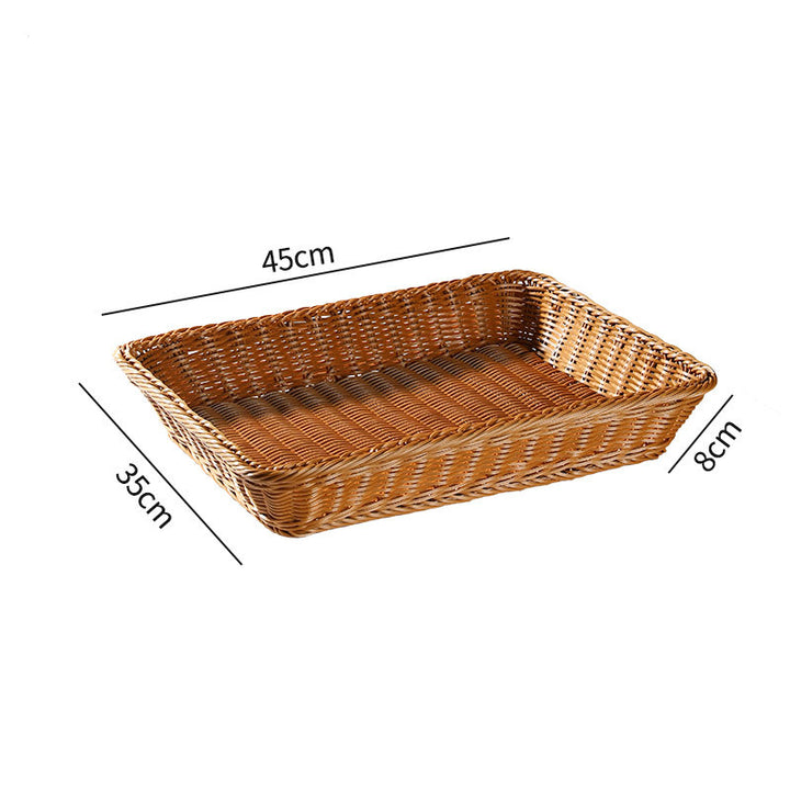 Rectangular Woven Serving Basket Bowlift