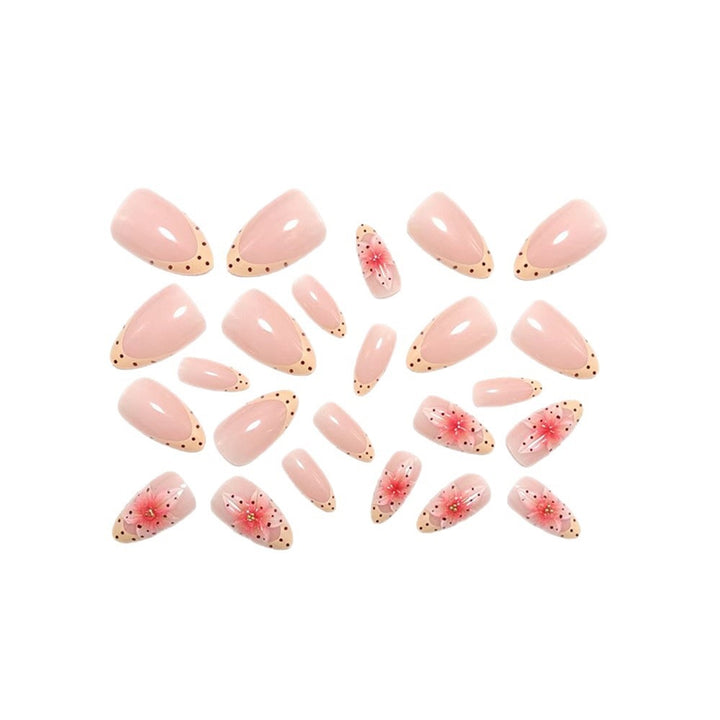 Nail art with floral 3D flower design and elegant color gradient Bowlift