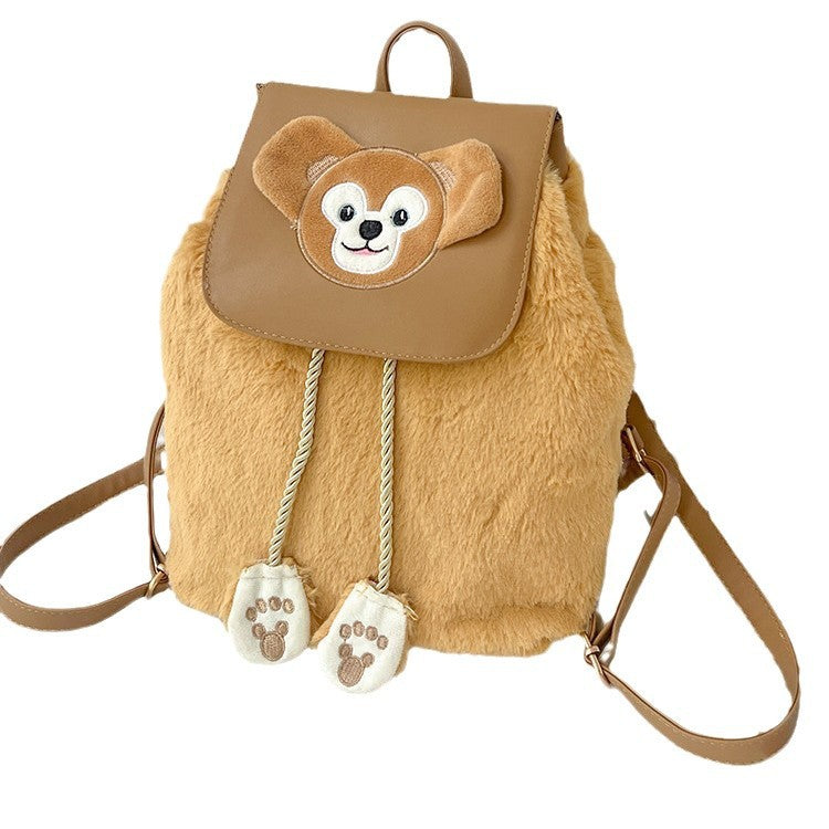 Plush backpack with animal motif Bowlift