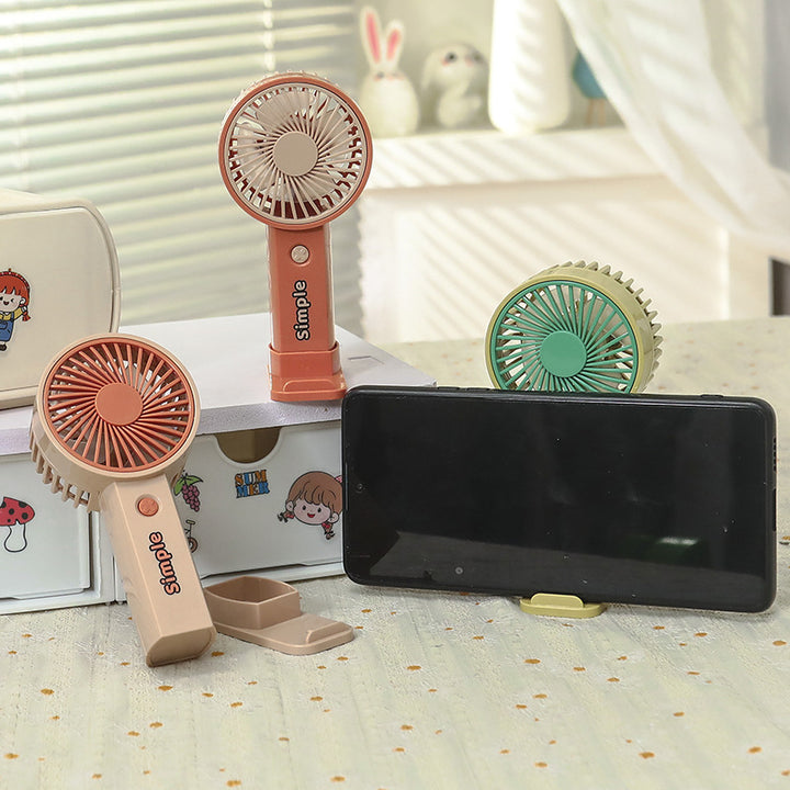 Portable hand fan with USB charging function and low noise level Bowlift
