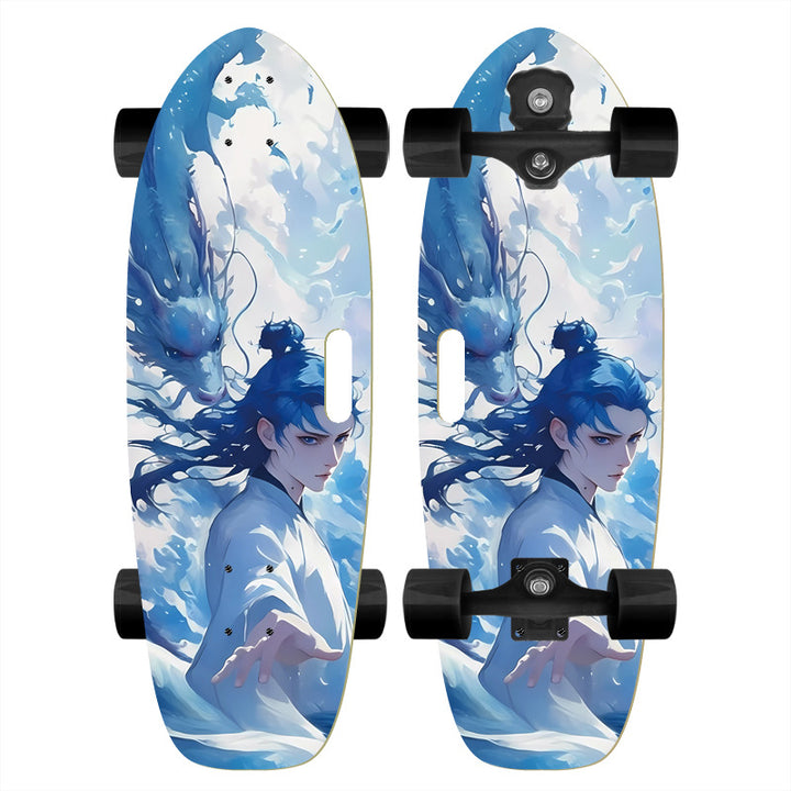Mini Skateboard Deck with Textured Grip Bowlift