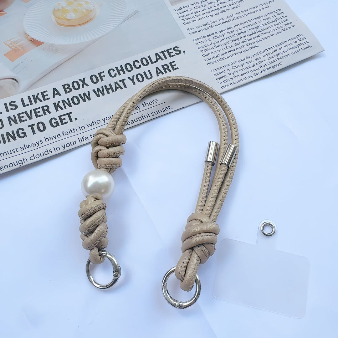 Elegant Braided Keyring Strap Bowlift