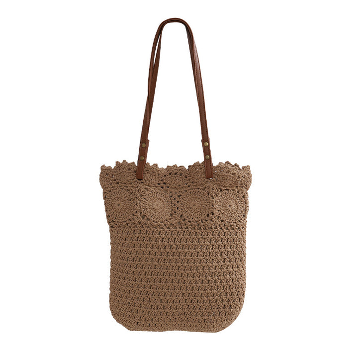 Handwoven bast bag Bowlift