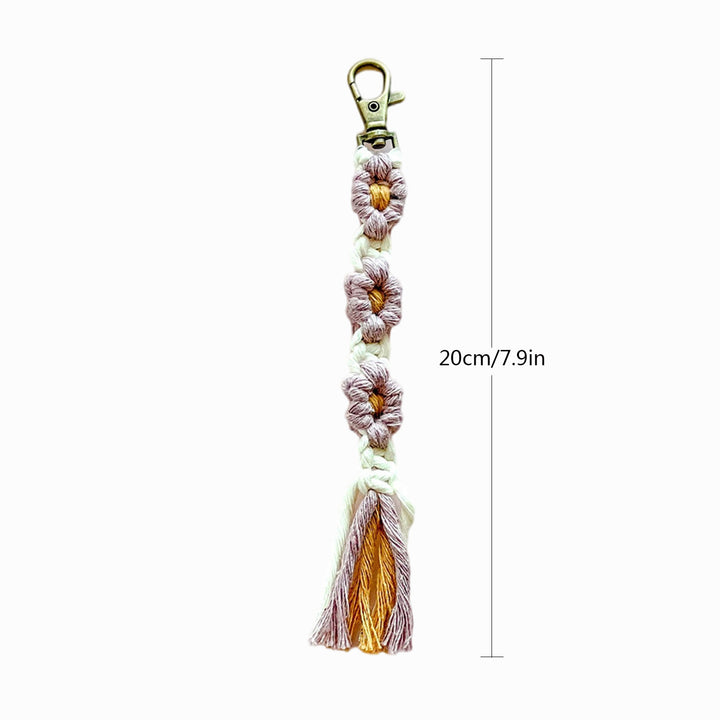 Macrame Tassel Keychain Bowlift